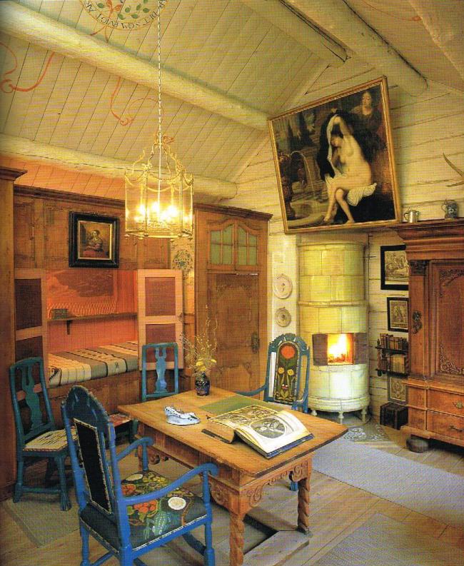 дом Карла Ларссона старая комната