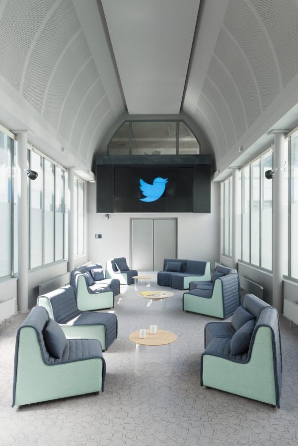 дизайн интерьера офиса офис твиттер в париже